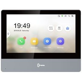  Видеодомофон Hikvision DS-KH8350-TE1 серебристый 