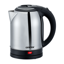  Чайник Centek CT-0037 (матовый) металл 2,0л, 2100W, большой объём, хромированная вставка 