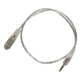  Кабель-удлинитель аудио Buro Jack 3.5 (m)/Jack 3.5 (f) 0.5м прозрачный (CAB025-0.5M) 