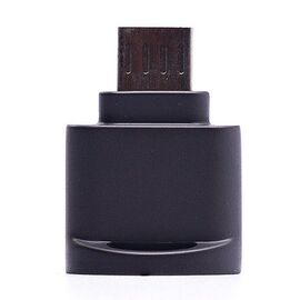  Адаптер - для чтения карт microSD, micro USB-порт (black) (212696) 