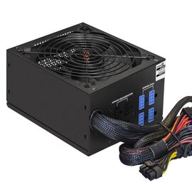  Блок питания ExeGate 900PPX EX222114RUS 900W ATX, APFC, КПД 82 (80 Plus), 14cm fan, 24pin, 2x(4+4)pin, PCIe, 5xSATA, 4xIDE, black, RTL 