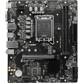  MB s1700 MSI B PRO H610M-E H610 LGA1700 2DDR5 1PCI-Ex16 1PCI-Ex1 1M.2 Gen4 4SATA3.0 4USB3.2Gen1 