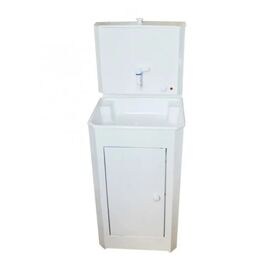  Умывальник дачный Вихрь ЛЮКС без подогрева, нержавеющая мойка, белый (74/4/5) 