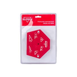  Магнитный уголок ELITECH (606,0178) усилие(max)=35кг/углы=30/45/60/75/90/135/блистер/1шт 