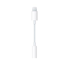  Переходник Apple MMX62ZM/A mini-Jack 3.5 (f) Lightning (m) для iPhone 7/7 Plus /8/8 Plus (белый) 