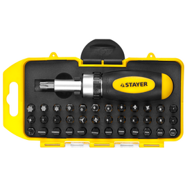  Набор отверточный Stayer 2557-H38 38 предметов (жесткий кейс) 