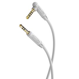  Аудиокабель BOROFONE BL5 AUX с микрофоном Jack 3.5 (m) - Jack 3,5 (m), 1 м, серый 