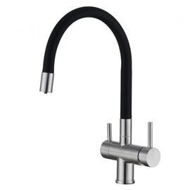  Смеситель для кухни Emar ЕС-3015 сатин 