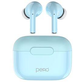 Беспроводные наушники PERO TWS06 COMFORT Light blue 