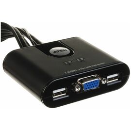  KVM-переключатель Aten CS22U-AT 2-Port USB VGA Cable KVM Switch with Remote Port Selector 