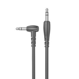 Кабель AUX (папа-папа) Borofone BL10 200см  (black) (207902) 
