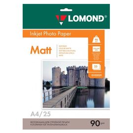  Бумага Lomond 0102029 A4/90г/м2/25л./белый матовое для струйной печати 