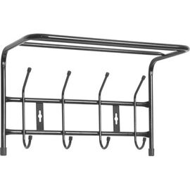  Вешалка настенная НИКА ВП4/Ч черный 