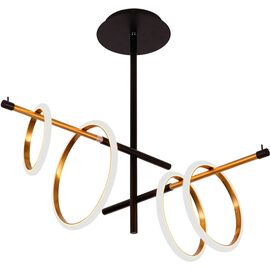  Люстра HIPER H847-0 25 Вт, (белый), черный/золото 