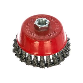  Щетка для УШМ VIRA 576100 M14 100 mm чашка крученая металлическая проволока 