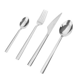  Набор столовых приборов LARA LR10-22/24 Электра 24 предмета, 6 персон, зеркальная полировка 