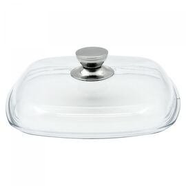  Крышка Victoria Gi 260*260 из боросиликатного стекла 260*260 мм с металлической ручкой 