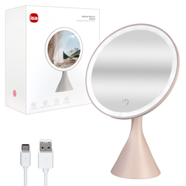  Настольное зеркало для макияжа с подсветкой ML-06 ISA (Pink) 