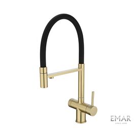  Смеситель для кухни Emar EC-7024 Matt Gold матовое золото 
