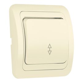  Выключатель SMARTBUY Марс SBE-02i-10-SW12-0-c скрытая установка, проходной 1-клавишный 10А бежевый, керамика 1/200 