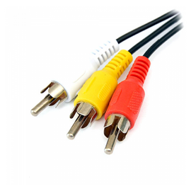  Кабель DeTech 3RCA> 3RCA 7.5м 