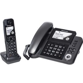  Радиотелефон Panasonic KX-TGF310RUM черный металлик 