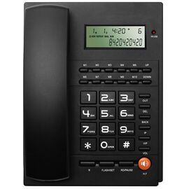  Телефон проводной RITMIX RT-420 Чёрный 