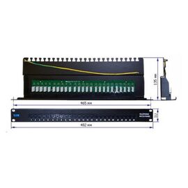  Патч-панель Lanmaster TWT-PP25TEL45 19" 1U 25xRJ-12 UTP 