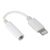  Адаптер RockBox LJ01 Lightning/3.5 jack для наушников (white) 