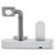 Настольная зарядная станция COTEetCI CS7201-TS BASE 19 3-in-1 для iPhone+Airpods+Apple Watch, серебристый 