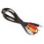  Аудиокабель ATCOM AT1006 minijack-3RCA, 1m 