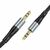  Аудио-кабель HOCO UPA22 AUX silicone audio cable (черный) 