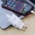 СЗУ HOCO C12Q Smart QC3.0 + Micro (белый) 