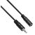  Кабель-удлинитель аудио Buro BAAC003-1 Jack 3.5 (m)/Jack 3.5 (f) 1м черный 