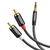  Кабель UGREEN AV116 10749 3.5mm Male to 2RCA Male Cable 1m Black 