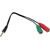  Переходник DEFENDER Headset Jack 2*3.5jack—3.5 4pin jack 0,15м 63012 