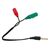  Переходник DEFENDER Headset Jack 2*3.5jack—3.5 4pin jack 0,15м 63012 