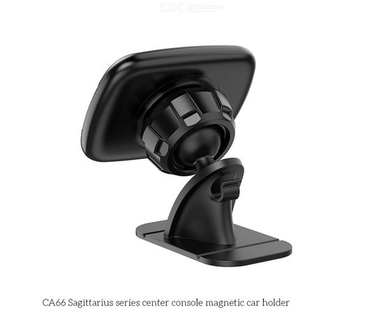  Автомобильный держатель HOCO CA66 Sagittarius series center console magnetic (чёрный) 