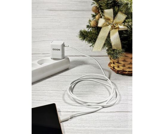  Зарядное устройство 2А microUSB 1м.,Белый 