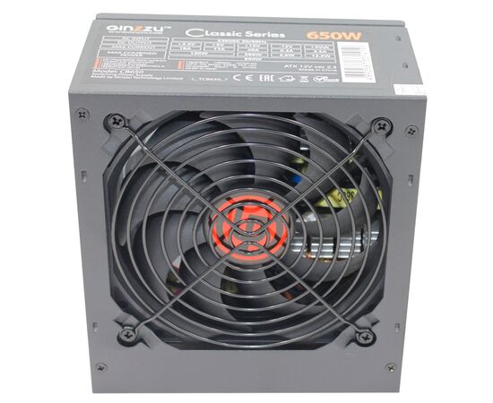  Блок питания Ginzzu CB650 12CM black 