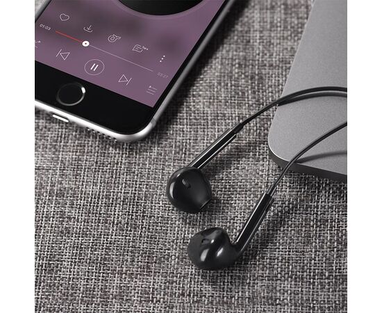  Наушники BOROFONE BM54 Maya universal earphones with microphone (чёрный) 