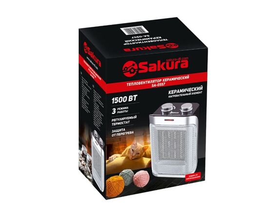  Тепловентилятор SAKURA SA-0557 керам 
