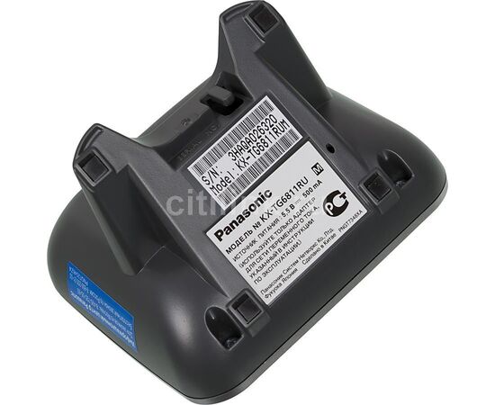  Радиотелефон Dect Panasonic KX-TG6811RUM серый металлик АОН 