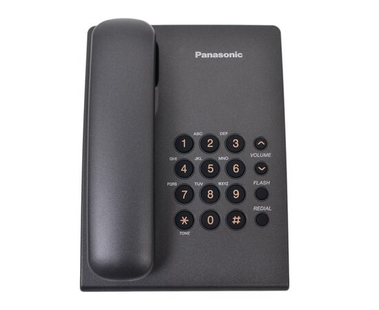  Телефон проводной Panasonic KX-TS2350RUB черный 