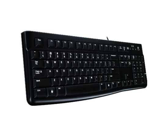  Клавиатура Logitech K120 EER, USB чёрная (920-002506) 