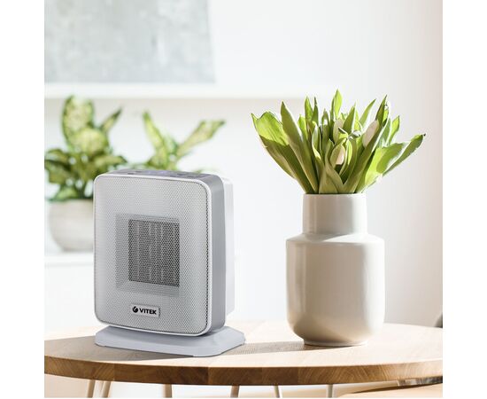  Тепловентилятор Vitek VT-2052 серый 1500Вт с термостатом, 2 режима 