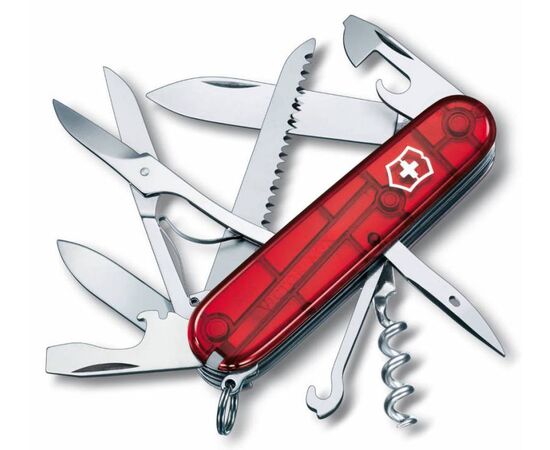  Нож перочинный Victorinox Huntsman (1.3713) 91мм 15функций красный карт.коробка 