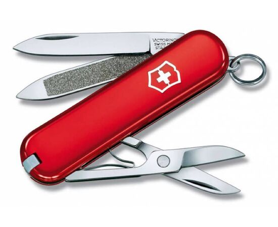  Нож перочинный Victorinox Classic (0.6203) 58мм 7функций красный 