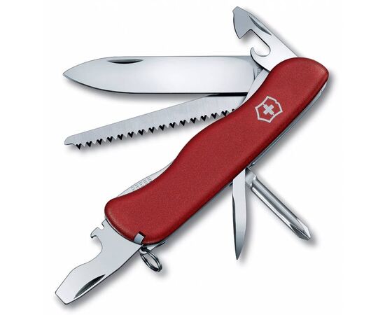  Нож перочинный Victorinox TRAILMASTER (0.8463) 111мм 12функций красный 
