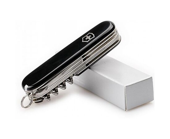  Нож перочинный Victorinox Huntsman (1.3713.3) 91мм 15функций черный карт.коробка 